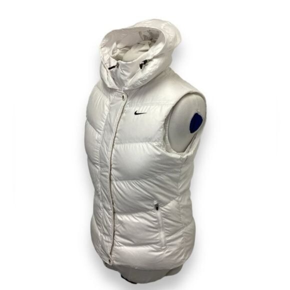 VTG Y2K Nike Athletic Department Women’s Full Zip Down Puffer Vest, sz M - Picture 4 of 9